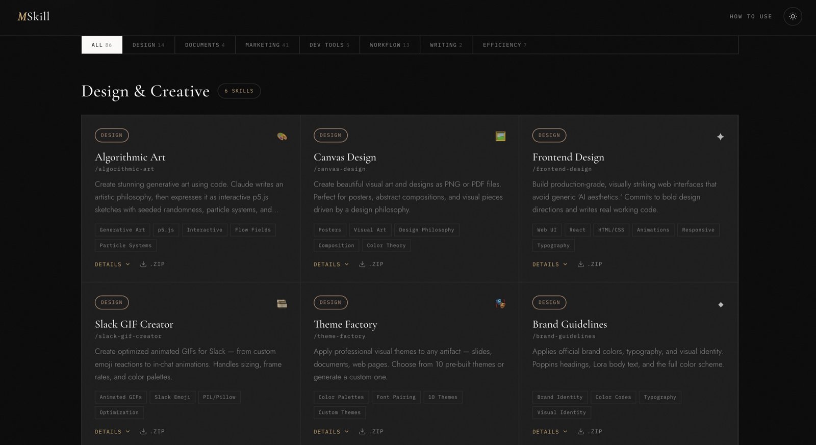 MSkill, the complete Claude skills directory